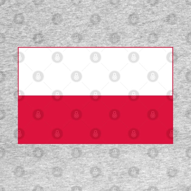 Flag of Poland by COUNTRY FLAGS